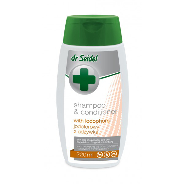 DR SEIDEL szampon jodoforowy z odżywką 220ml