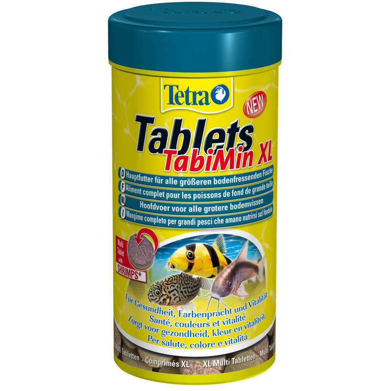 TETRA Tablets TabiMin XL - tabletki dla większych ryb dennych, 133 tab.