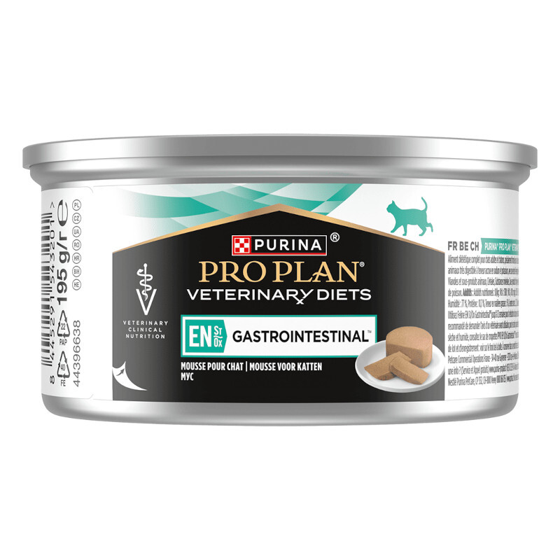 PURINA PRO PLAN VETERINARY DIETS FELINE EN St/Ox Gastrointestinal™ - Mus - Karma mokra dla kota, puszka 195g
