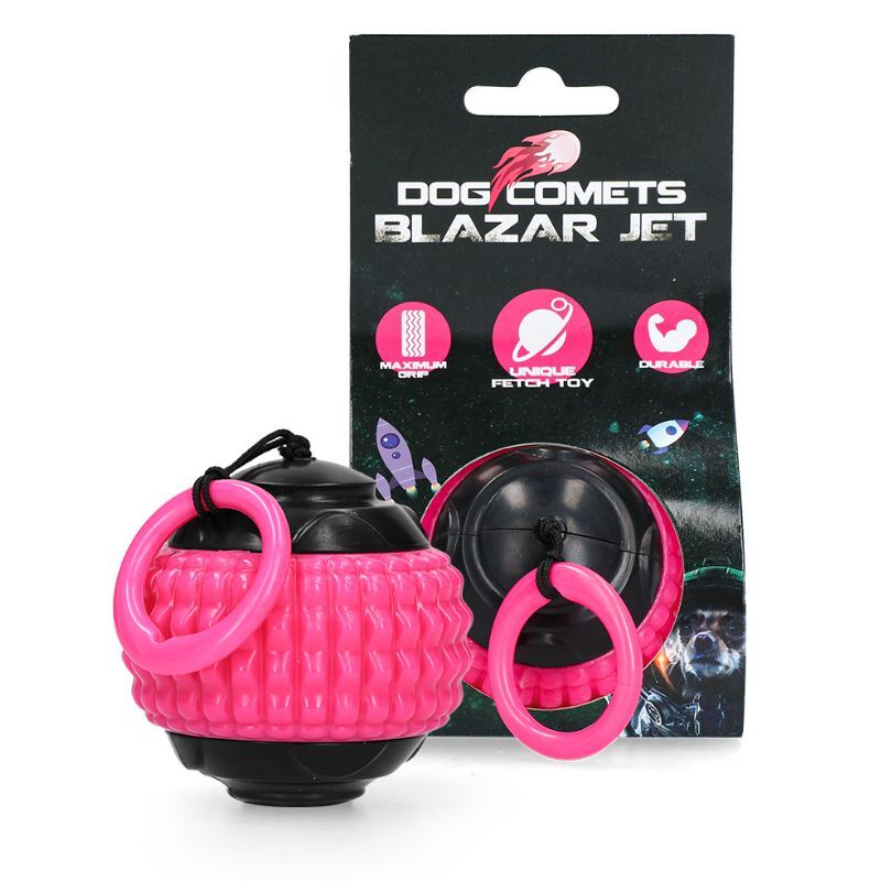 Dog Comets Blazar Jet – piłka do aportowania dla psa – 5 cm, różowa