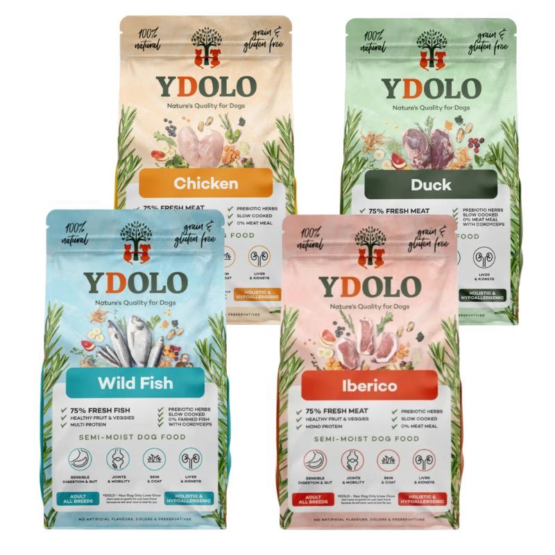 YDOLO MIX 4 x 2,5kg – półwilgotne karmy dla psów dorosłych