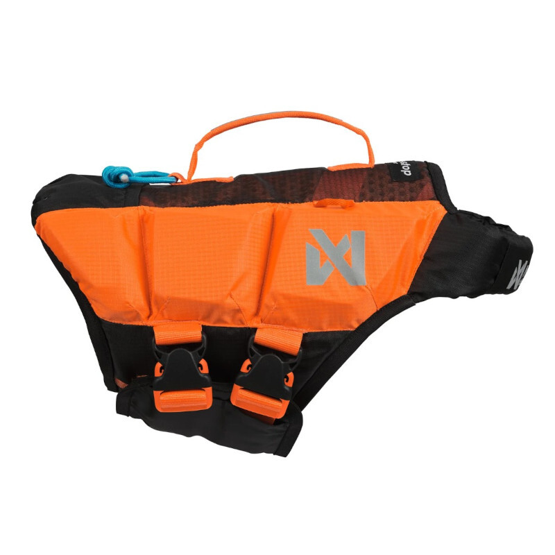 NON-STOP Protector life jacket - kapok dla psa, pomarańczowy - rozmiar 7