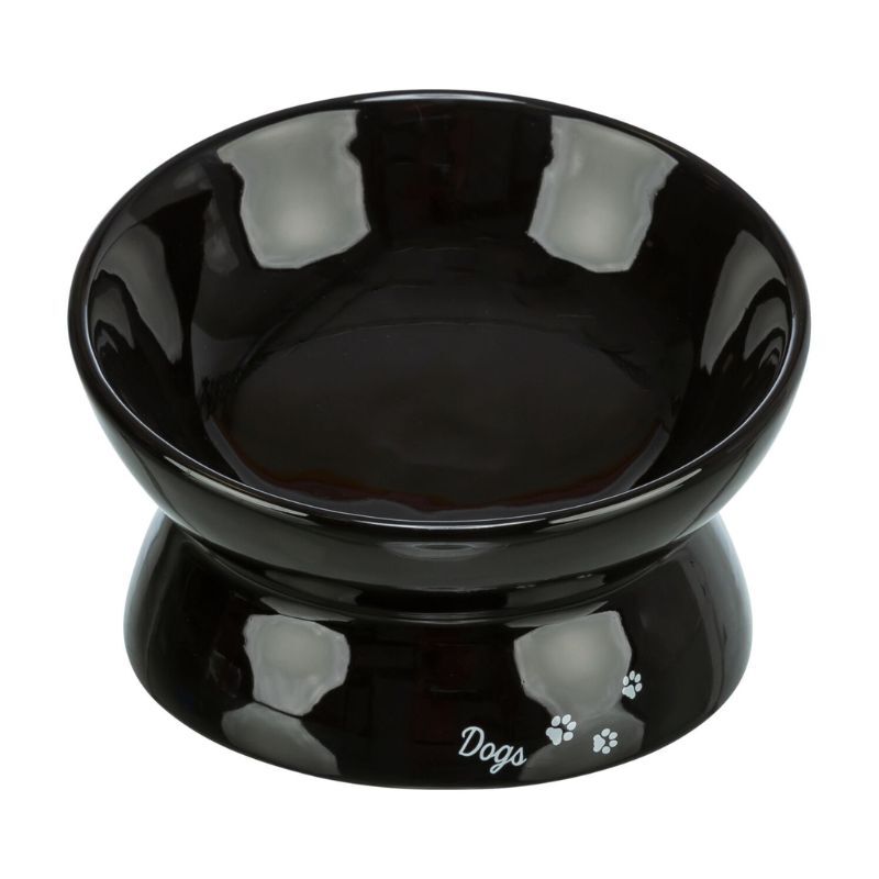Trixie – ergonomiczna miska dla psa – ceramiczna – 0,35 l / Ø 17 cm – czarna