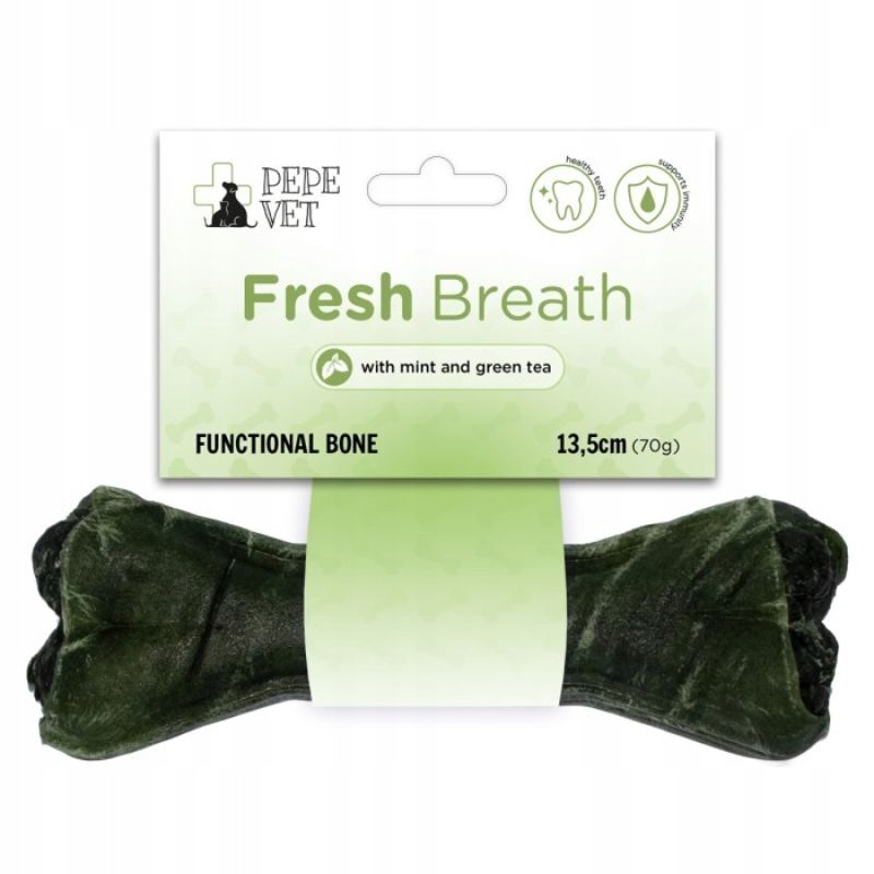 PEPE VET Fresh Breath - kość do gryzienia dla psa - świeży oddech, 70g