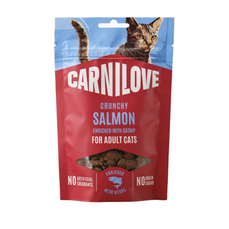 CARNILOVE CAT Soft Snack - miękkie przysmaki dla kotów - łosoś - 50g