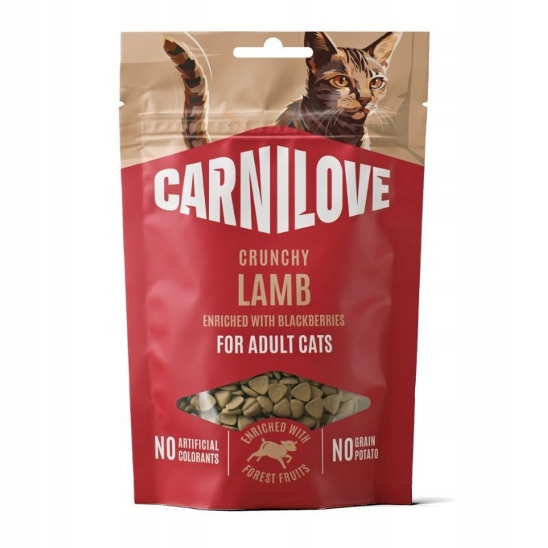 CARNILOVE CAT Soft Snack - miękkie przysmaki dla kotów - jagnięcina - 50g