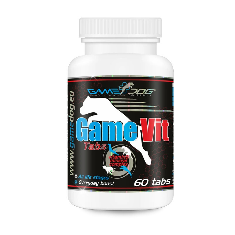GAMEDOG Game Vit suplement diety dla psa, 60 tabletek