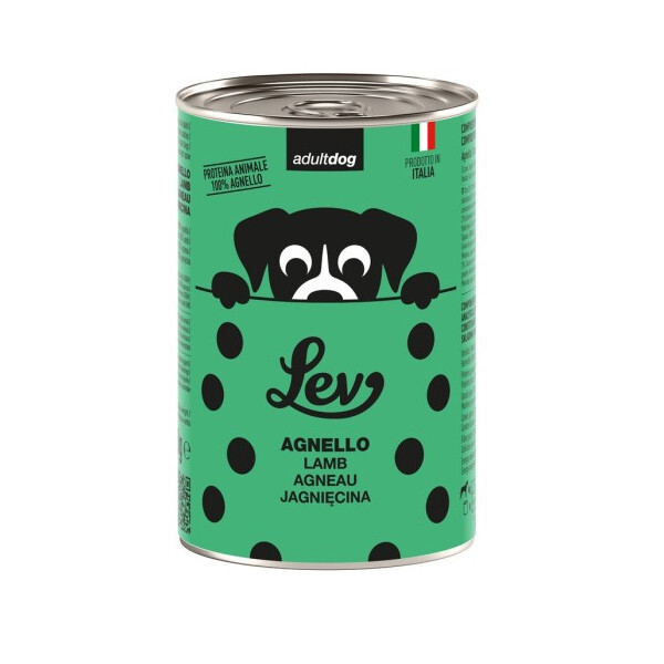 LEV DOG JAGNIĘCINA - Karma mokra dla psów 400g