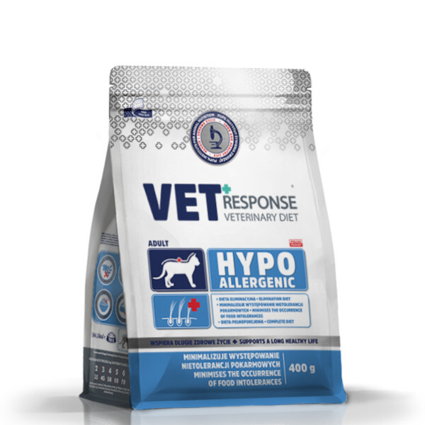 VET RESPONSE VETERINARY DIET HYPPOALERGENIC - Sucha karma dla kota