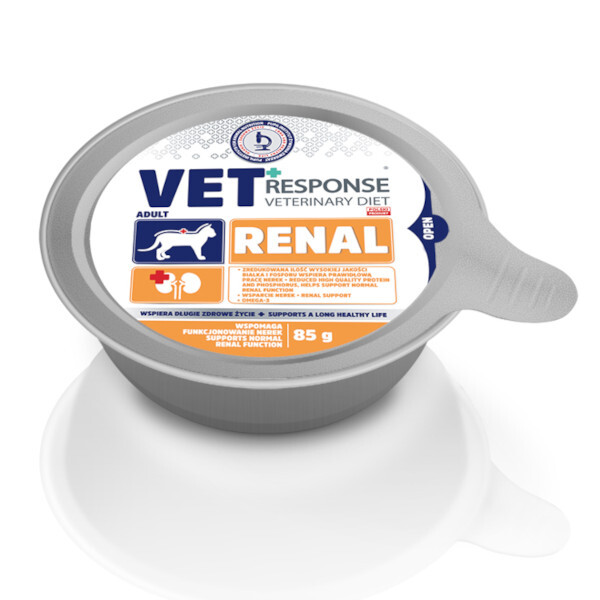 VET RESPONSE VETERINARY DIET RENAL - Mokra karma dla kota 85g