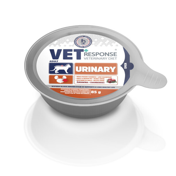 VET RESPONSE VETERINARY DIET URINARY - Mokra karma dla kota 85g