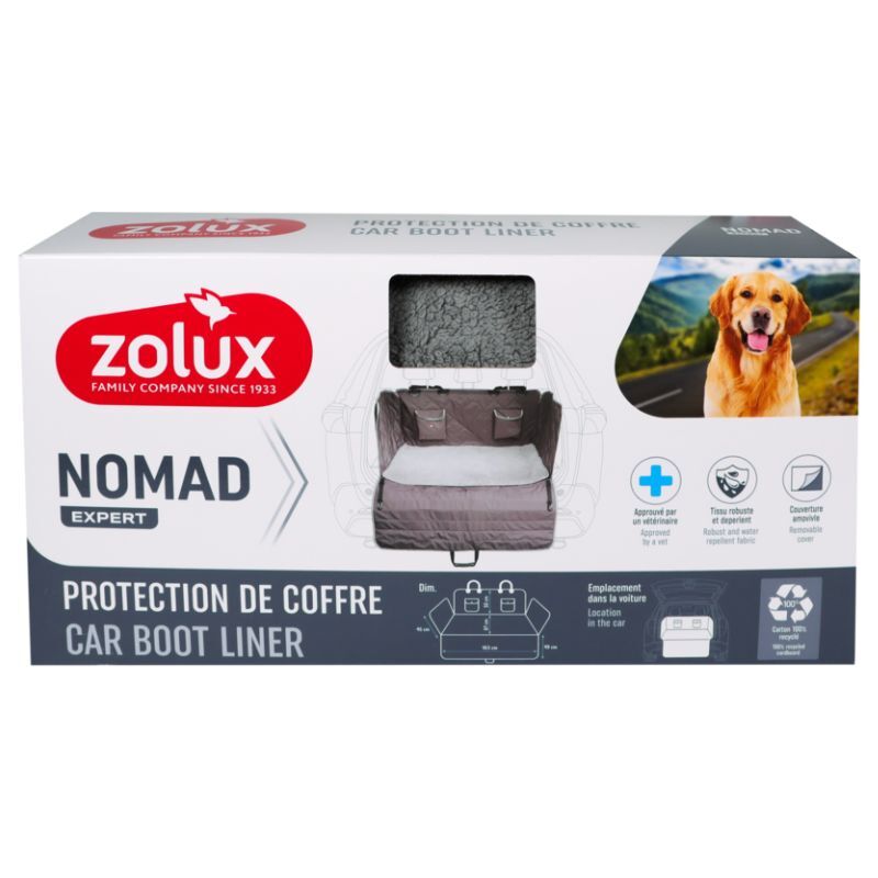 ZOLUX Pokrowiec ochronny NOMAD - do bagażnika samochodu - 136 x 103 x 45 cm , dla psa