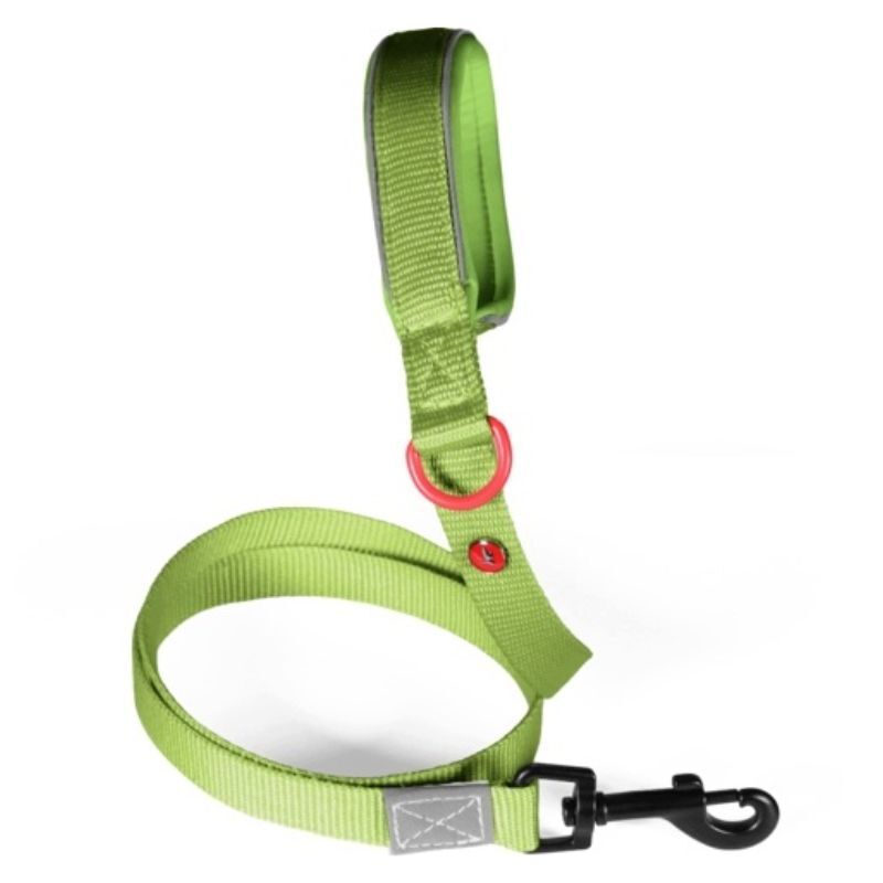 Zolux – Jasnozielona smycz nylonowa premium dla psa – 1,2 m