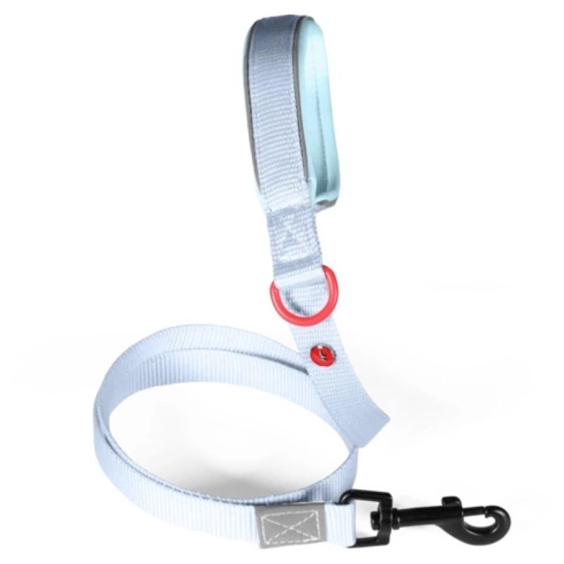Zolux – Błękitna smycz nylonowa premium dla psa - 1,2 m