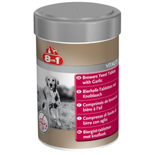 8in1 Brewer´s Yeast- tabletki z drożdżami piwnymi i czosnkiem dla psów z suchą, matową sierścią, 260 szt.