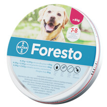 Bayer Foresto obroża przeciw pchłom i kleszczom dla psów powyżej 8kg wagi ciała