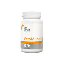 VETEXPERT VETOMUNE - preparat poprawiający odporność kotów i psów, 60 kapsułek