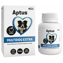 APTUS MULTIDOG Extra - tabletki witaminowe dla psów dorosłych i szczeniąt do uzupełniania diety domowej, 100 tabl.