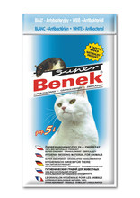 CERTECH Super Benek Biały Antybakteryjny - żwirek higieniczny dla kota 5 L