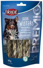 TRIXIE - SUSHI TWISTERS - Pyszne patyczki skręcane dla psów z suszonego mięsa ryb, 60g