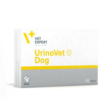 VetExpert UrinoVet Dog 400mg- preparat na układ moczowy u psów, 30 tabletek