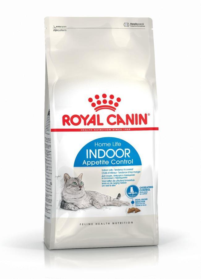 ROYAL CANIN Indoor Apetite Control- koty dorosłe, od 1 do 7 roku życia, przebywające wyłącznie w domu, intensywnie domagające się jedzenia
