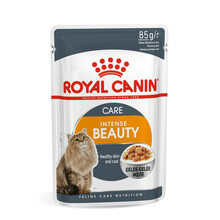 ROYAL CANIN Intense Beauty - karma dla dorosłych kotów na skórę i sierść w galaretce, 85 g