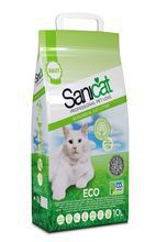 Sanicat Ecological Cat- ekologiczny żwirek z celulozy i makulatury, 10l Wyjątkowo chłonny! 100% biodegradowalny!