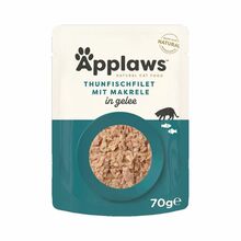 Applaws Natural Tuna & Mackerel - karma dla kota z tuńczykiem i makrelą w galaretce, saszetka 70g