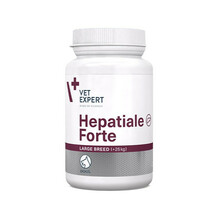 VetExpert Hepatiale Forte - preparat wspomagający funkcje wątroby dla psów dużych ras, 40 tabletek