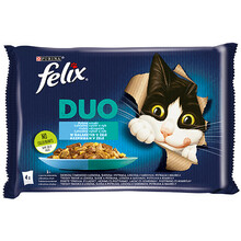 FELIX DUO KARMA DLA KOTA rybne smaki w galaretce, Multipack 4x85g