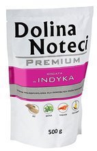 Dolina Noteci Premium Bogata w indyka- mokra karma dla dorosłych psów 500g