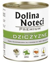 Dolina Noteci Premium Bogata w dziczyznę- mokra karma dla dorosłych psów, puszka