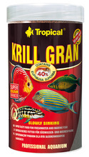 TROPICAL KRILL GRAN - Wieloskładnikowy pokarm wybarwiający w formie tonącego granulatu z wysoką zawartością kryla antarktycznego