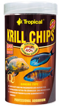 TROPICAL KRILL CHIPS - supersmaczny, wybarwiający pokarm dla ryb, z krylem