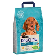 PURINA Dog Chow Puppy Kurczak - karma dla szczeniąt (do 1 roku) z kurczakiem 2,5kg, 14kg NOWA FORMUŁA!