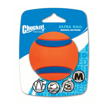 CHUCKIT! Ultra Ball Medium - piłka do aportowania dla średnich psów