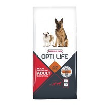 VERSELE LAGA Opti Life Adult Digestion Medium & Maxi - pełnowartościowa karma dla średnich i dużych psów o wrażliwym przewodzie pokarmowym 12,5kg