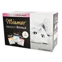 MIAMOR Ragout Royale - pokarm w saszetkach dla kota w galaretce, multipack 12x100g