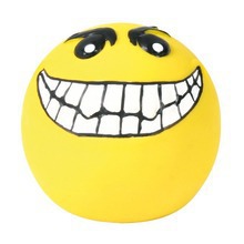 TRIXIE Smileys Ball - piłka lateksowa, piszcząca, 6cm