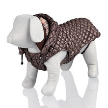 TRIXIE Venezia - modna pikowana kurteczka dla psa, brązowa