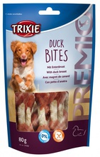 TRIXIE PREMIO Duck Bites - pałeczki z kaczką, smakołyki dentystyczne dla psa, 100g