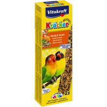 VITAKRAFT Kracker Miód i Sezam - kolby dla papug afrykańskich, 2szt.