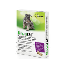 DRONTAL DOG FLAVOUR - tabletki na odrobaczenie dla psów, 2szt.