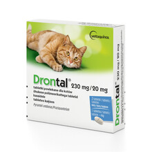 Drontal - tabletki na odrobaczenie dla kotów, 2szt.