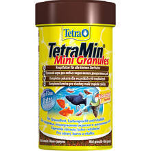 TETRA Min Mini Granules - podstawowy pokarm w formie granulek dla małych ryb ozdobnych,100ml