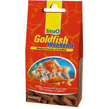 TETRA Goldfish Weekend - utwardzone pałeczki do karmienia złotych rybek i innych ryb zimnowodnych, 10szt.