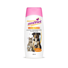 Amiwet szampon łagodzący podrażnienia dla psów i kotów, 200ml