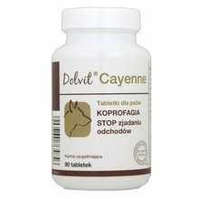 Dolvit Cayenne - tabletki dla psów, stop zjadaniu odchodów, 90 tab.