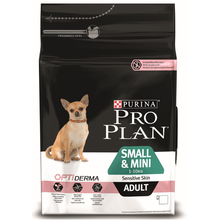 PURINA PRO PLAN Opti Derma Small & Mini Adult Sensitive Skin - karma dla małych psów z łososiem i ryżem